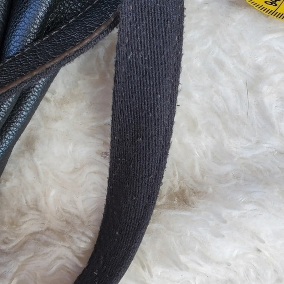 Fossil.Black Pebbled leather xbody shoulder‎ bag - Picture 6 of 16